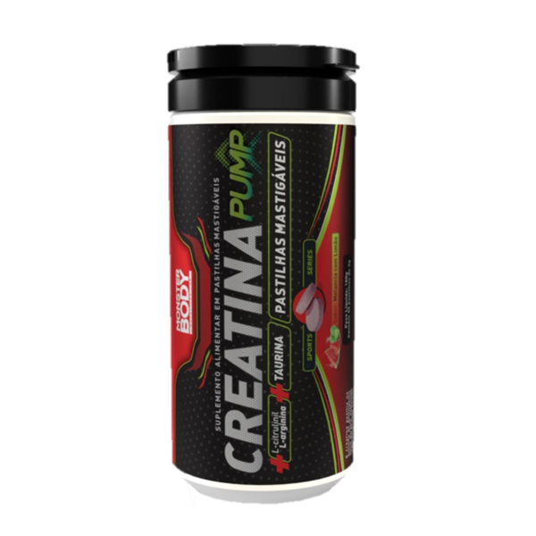 CREATINA MASTIGAVEL PUMP 90G TUBO 30UN. DE 3G - S. MELANCIA C/ LIMAO MB