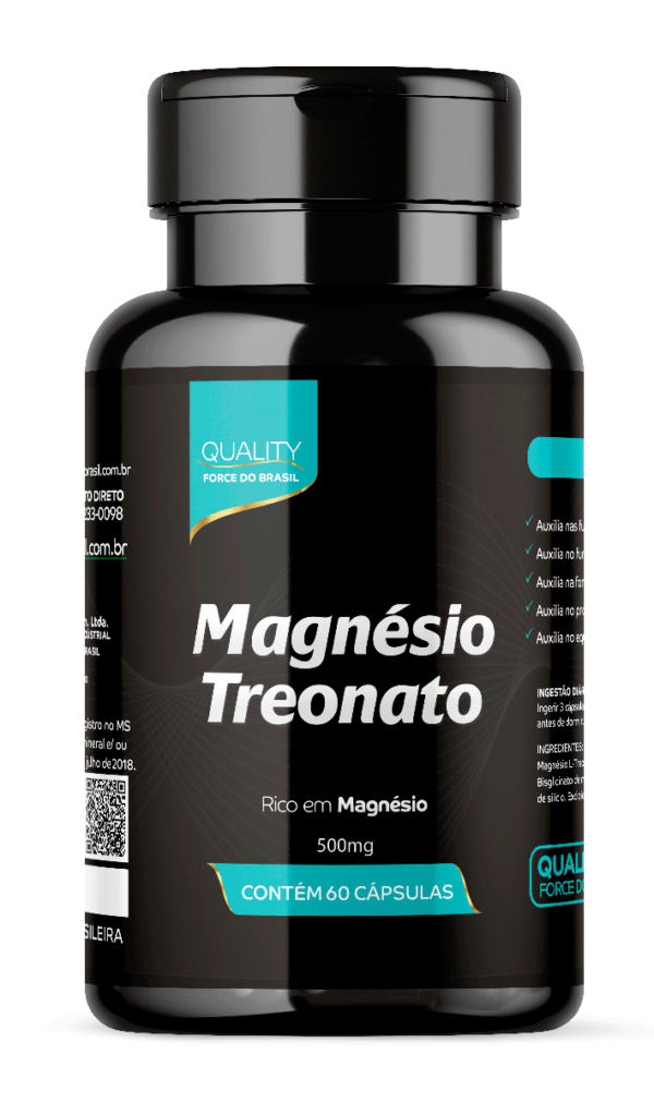 MAGNESIO TREONATO 60 CAPS 500MG FB